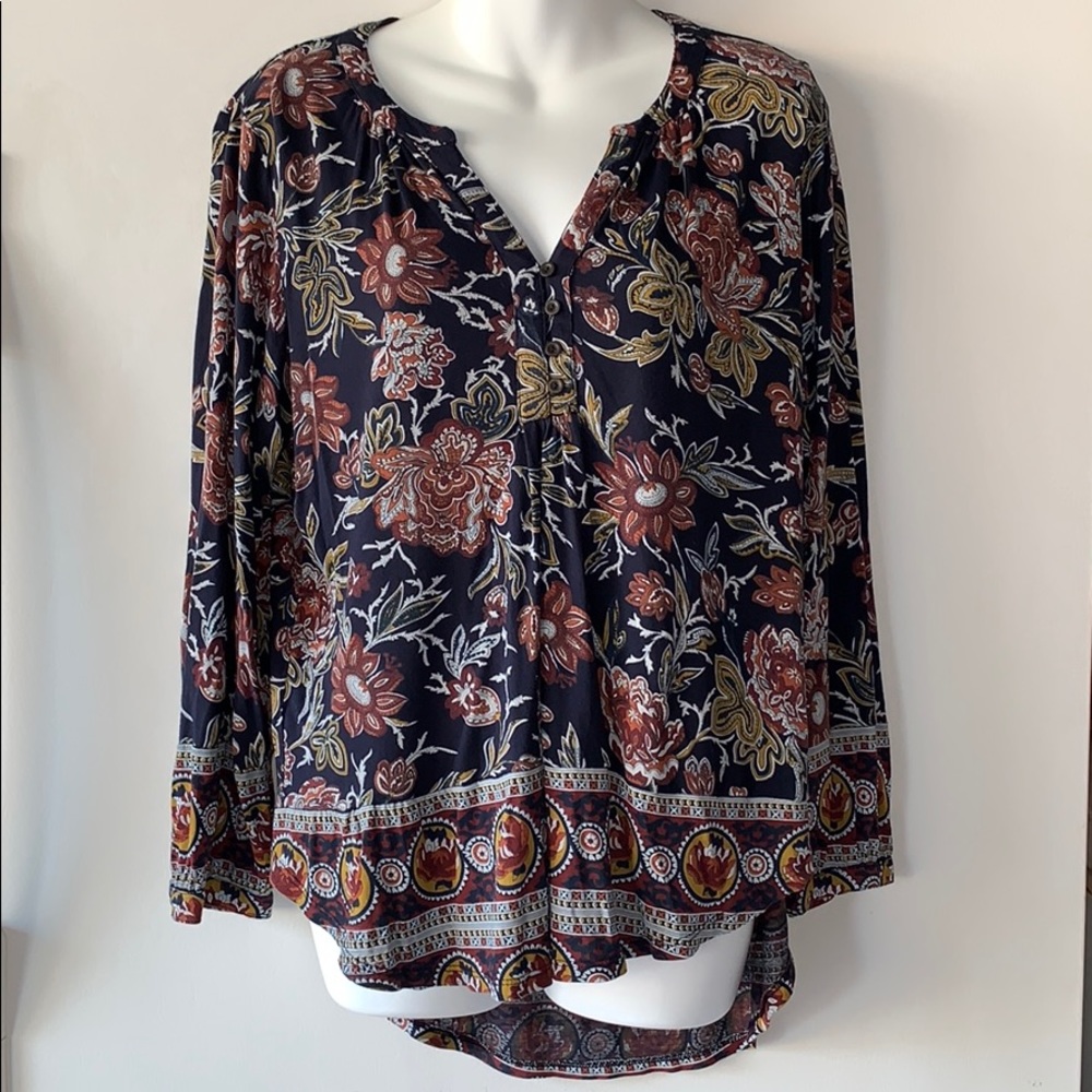 3/4 Sleeve Lucky Brand Top